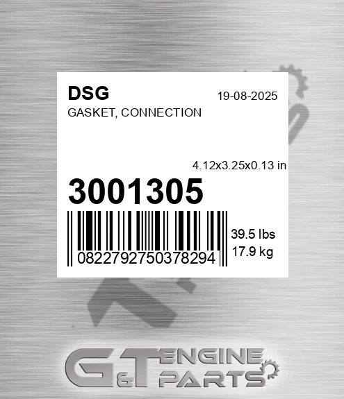 3001305 Gasket, Connection
