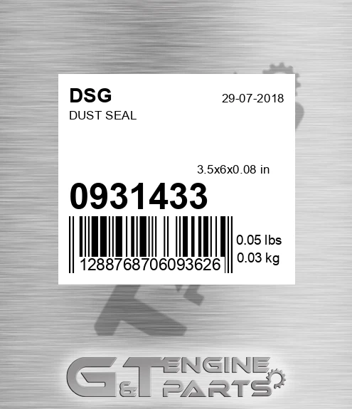 0931433 Dust Seal