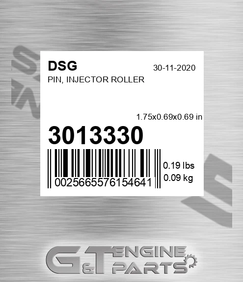3013330 Pin, Injector Roller