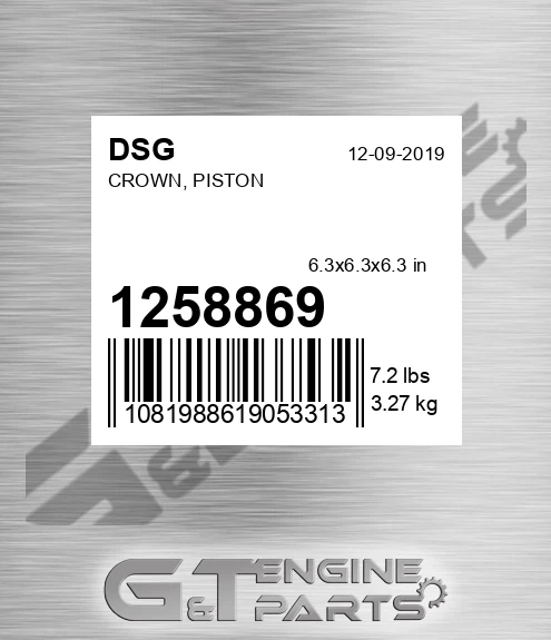 1258869 Crown, Piston