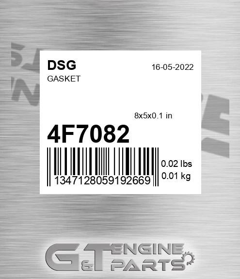 4F7082 Gasket