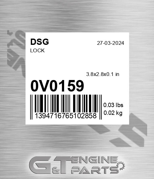 0V0159 Lock