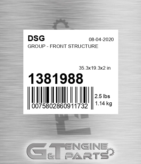 1381988 DSG Group - Front Structure