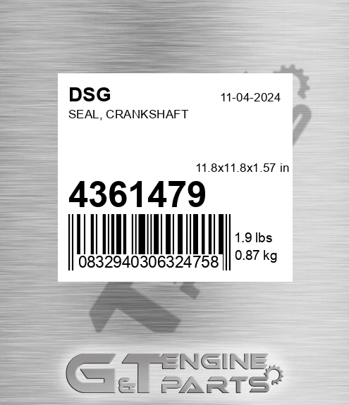 4361479 Seal, Crankshaft