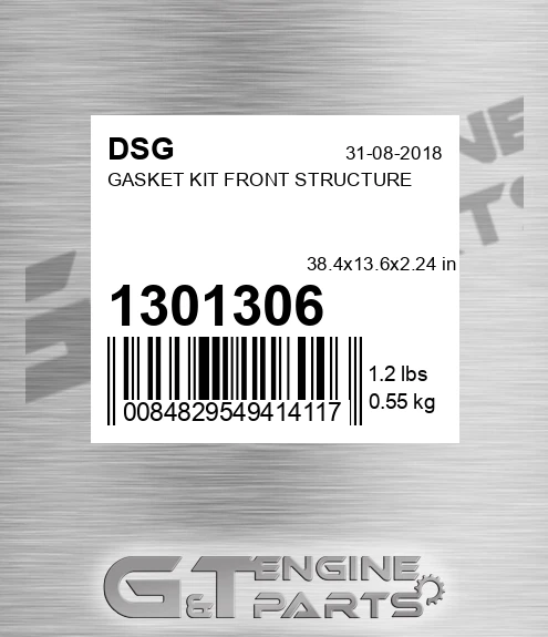1301306 Gasket Kit Front Structure