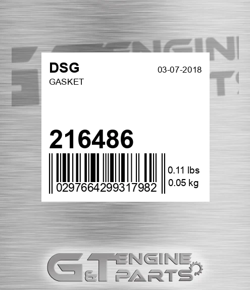 216486 Gasket