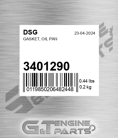 3401290 Gasket, Oil Pan