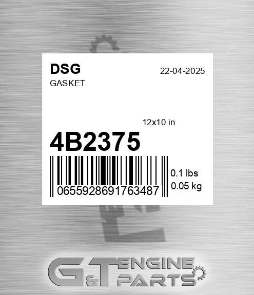4B2375 DSG Gasket