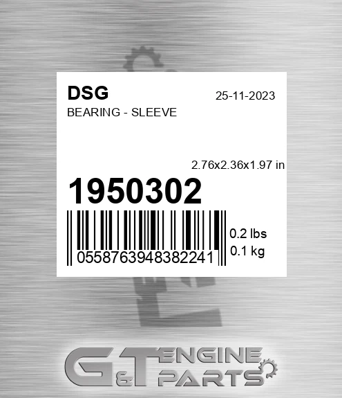 1950302 DSG Bearing - Sleeve