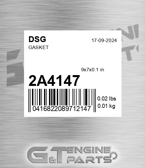 2A4147 DSG Gasket