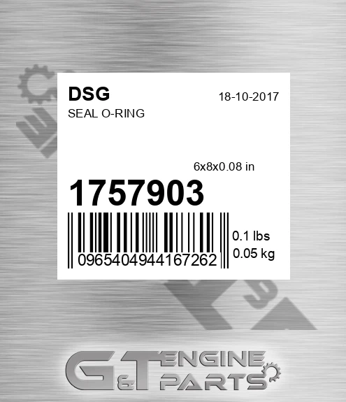 1757903 DSG Seal O-ring