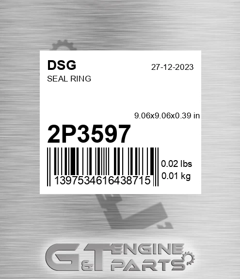 2P3597 Seal Ring