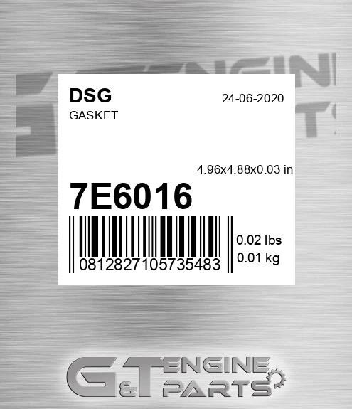 7E6016 Gasket