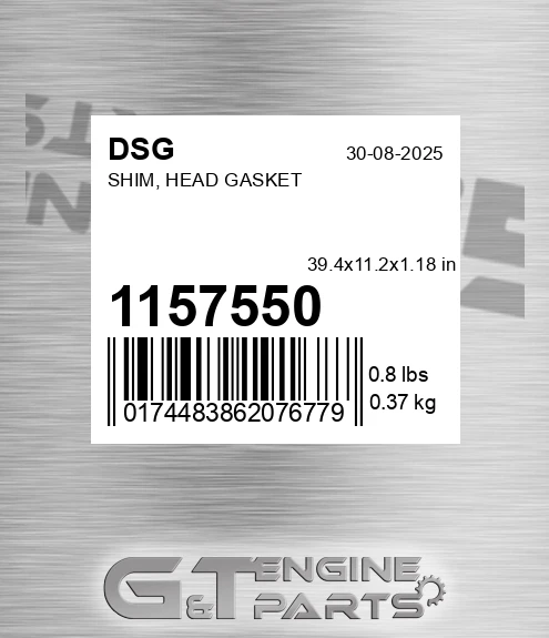 1157550 Shim, Head Gasket