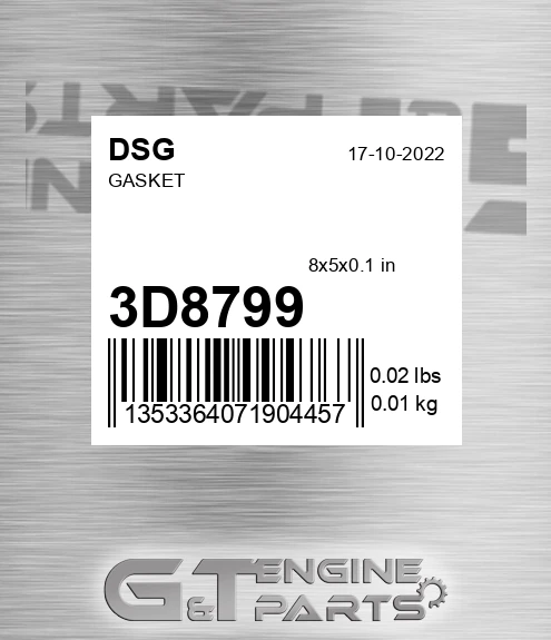 3D8799 Gasket