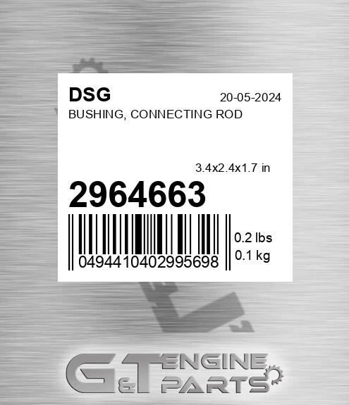 2964663 Bushing, Connecting Rod