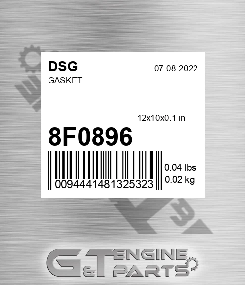 8F0896 Gasket