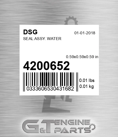 4200652 Seal Assy. Water