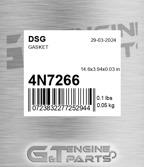 4N7266 Gasket