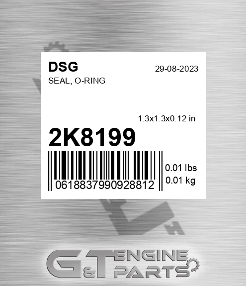 2K8199 DSG Seal, O-ring