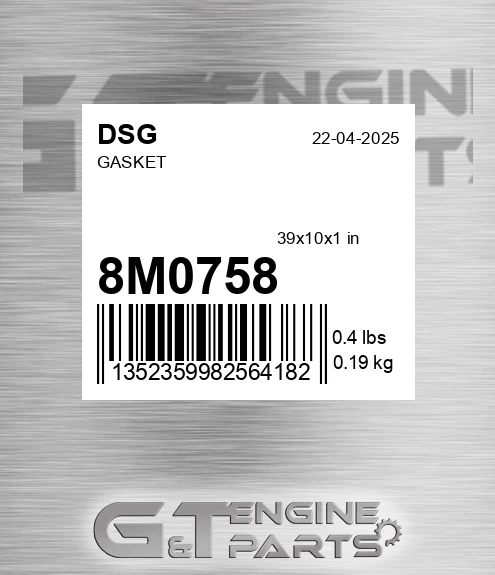 8M0758 Gasket