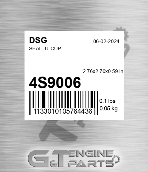4S9006 Seal, U-cup