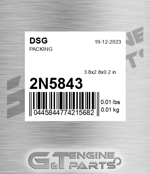 2N5843 Packing