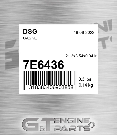7E6436 Gasket