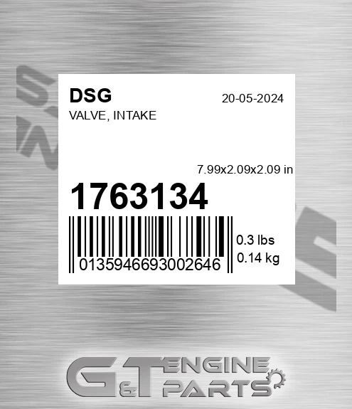 1763134 Valve, Intake
