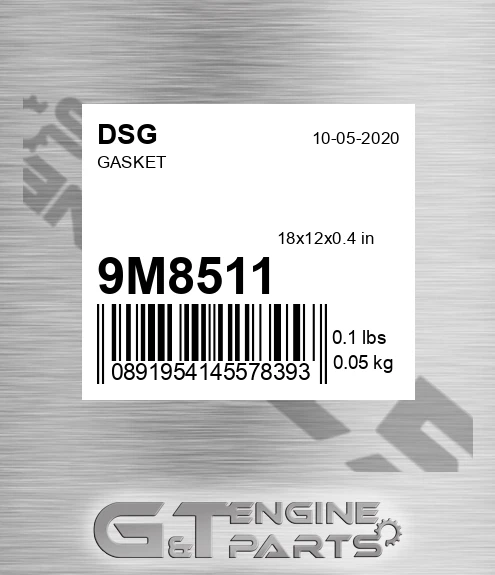 9M8511 Gasket