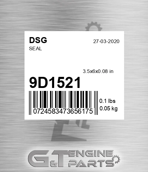 9D1521 Seal