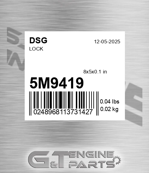 5M9419 Lock