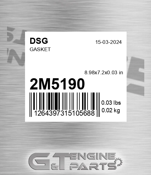 2M5190 Gasket