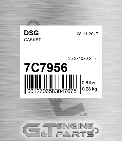 7C7956 Gasket