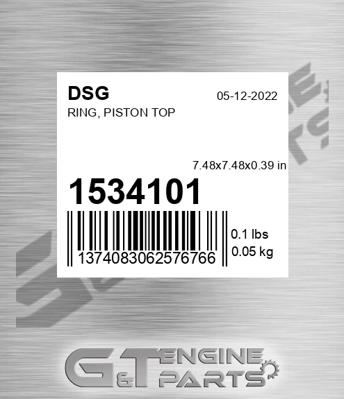 1534101 Ring, Piston Top