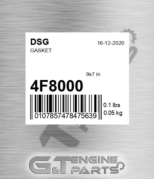 4F8000 Gasket