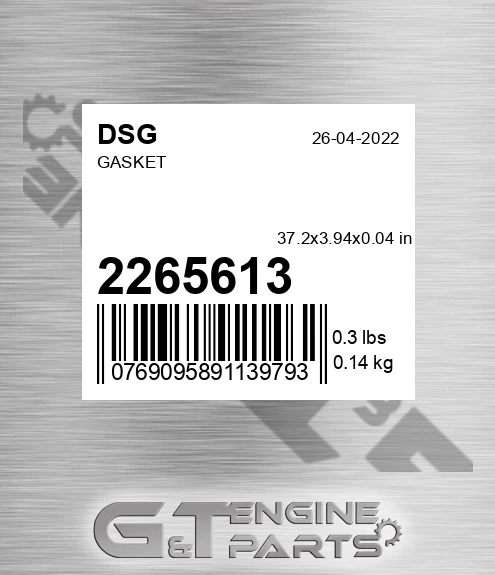 2265613 Gasket