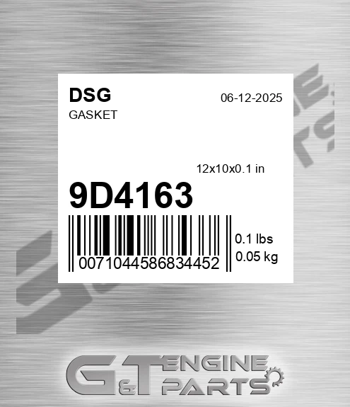 9D4163 Gasket