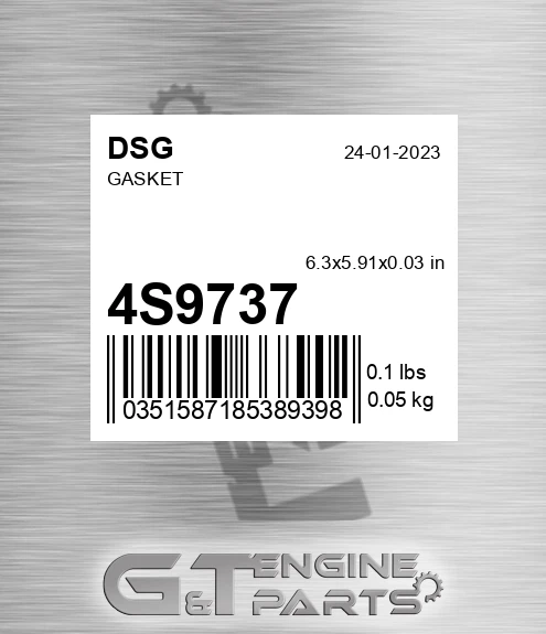 4S9737 Gasket