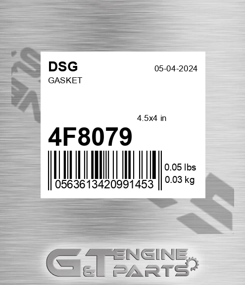 4F8079 DSG Gasket