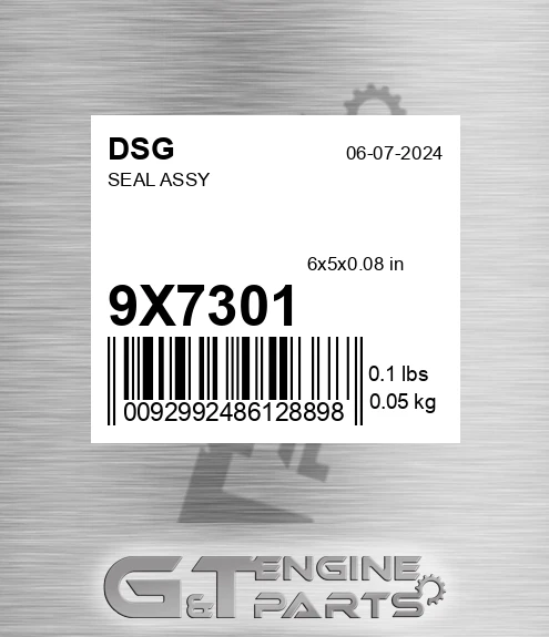 9X7301 Seal Assy
