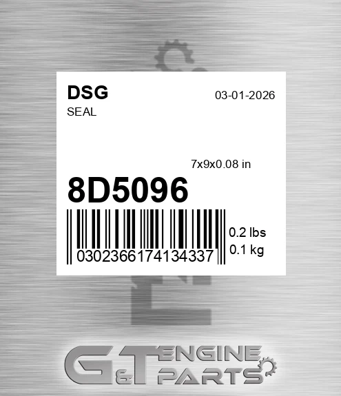 8D5096 Seal
