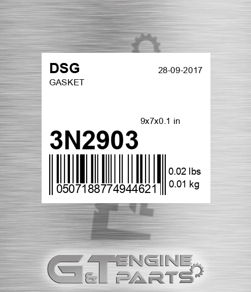 3N2903 Gasket