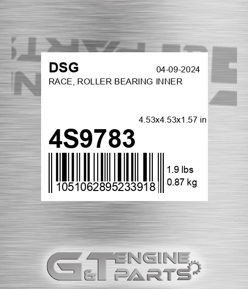 4S9783 Race, Roller Bearing Inner