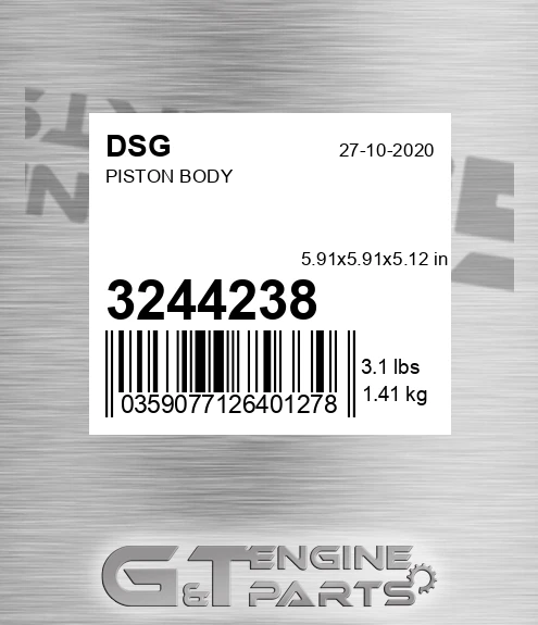 3244238 Piston Body