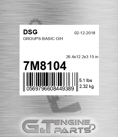 7M8104 Groups-basic O/h