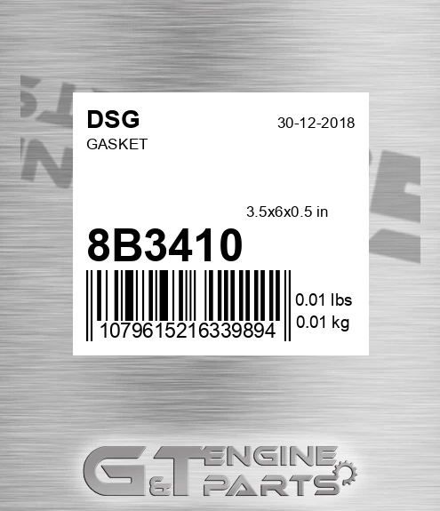 8B3410 Gasket