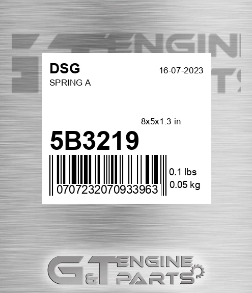 5B3219 Spring A