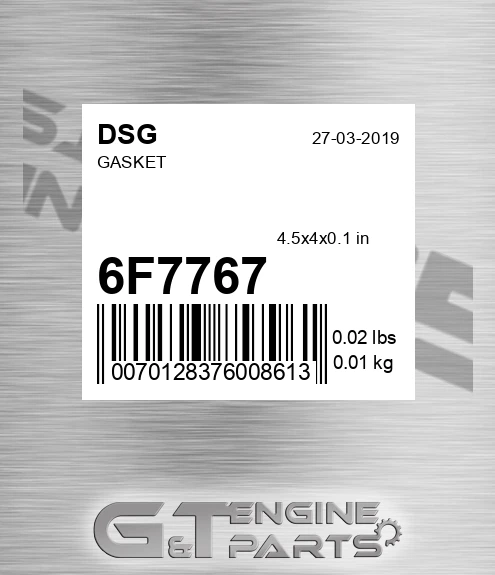 6F7767 Gasket