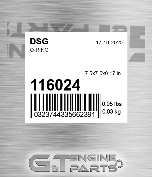 116024 O-ring